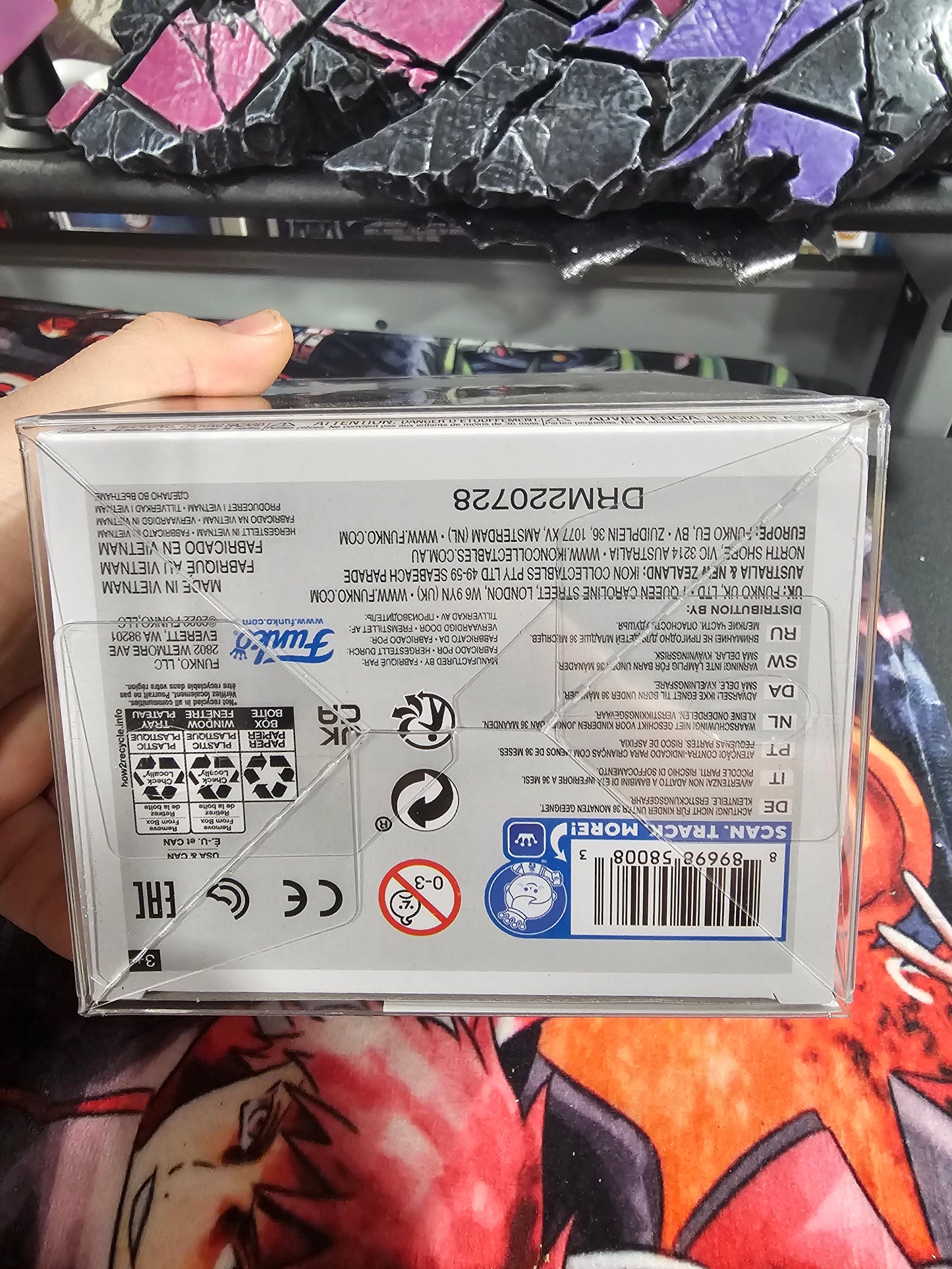 Naruto Shippuden Might Guy Funko Pop Signed by Skip Stellrecht