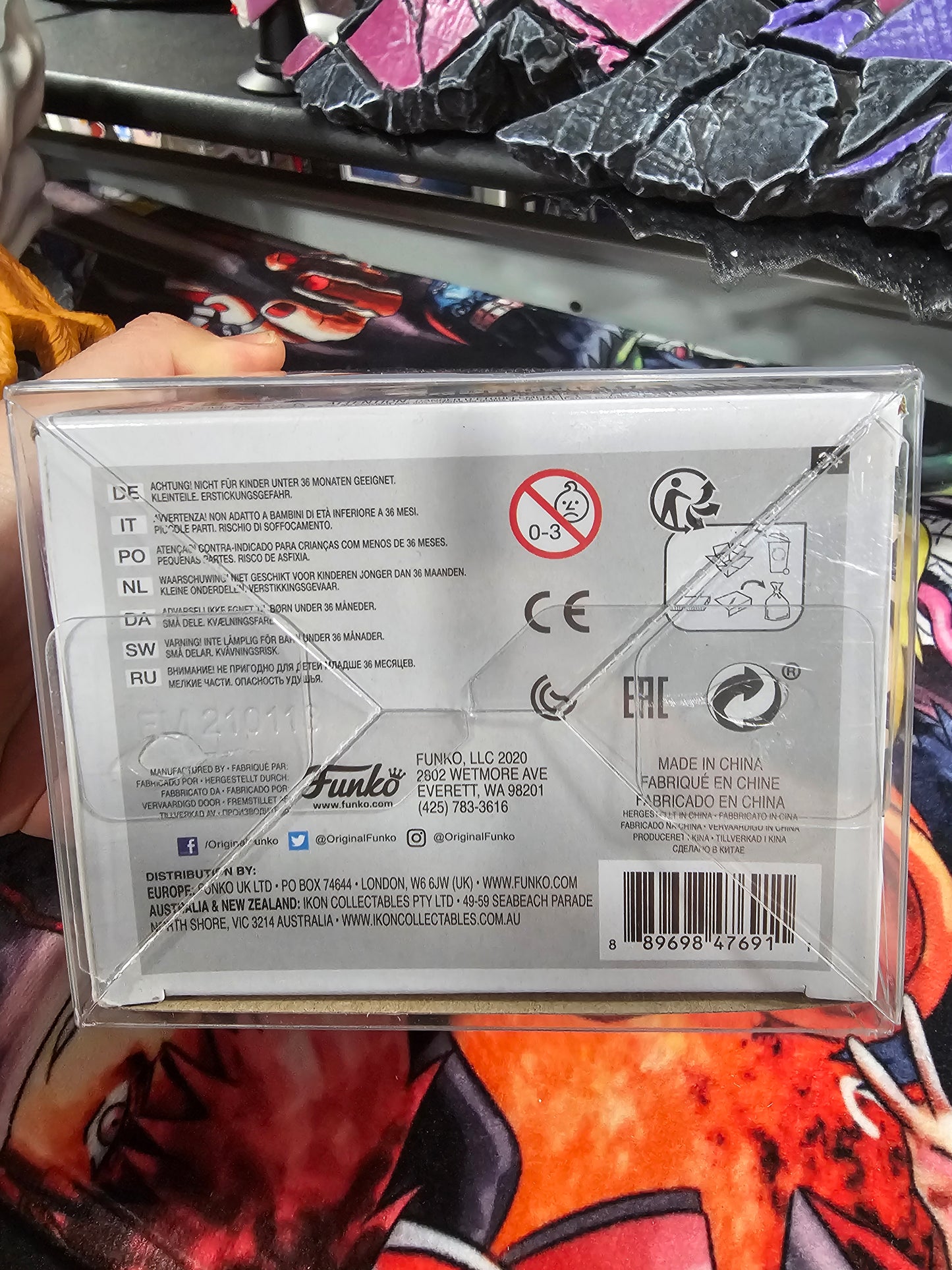 Saint Seiya Andromeda Shun Funko Pop Signed by Chris Patton