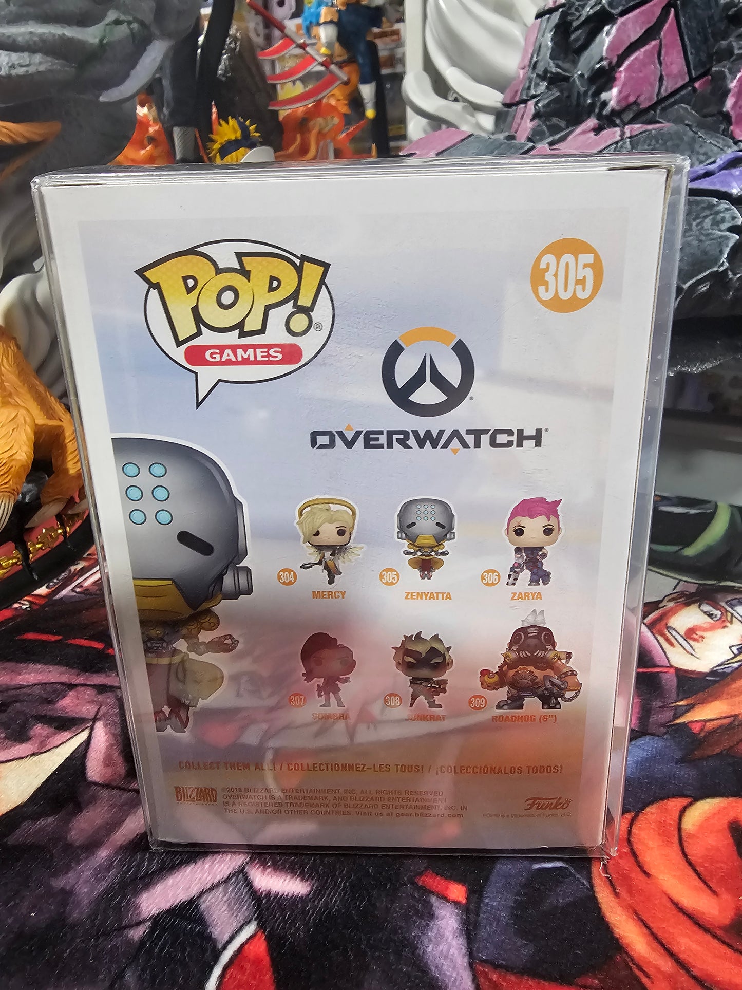 Overwatch Zenyatta Funko Pop Signed by Feodor Chin