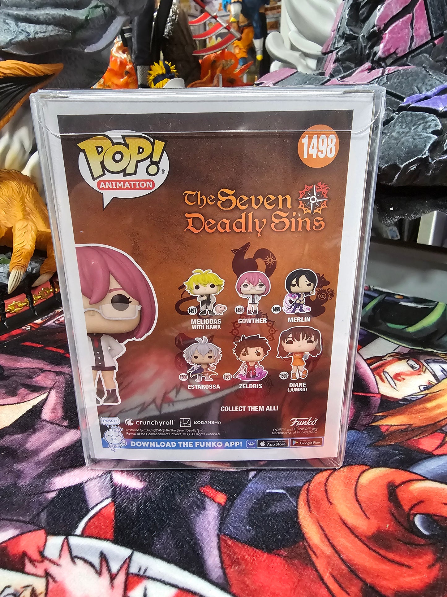 Seven Deadly Sins Gowther Funko Pop Signed by Erik Kimerer