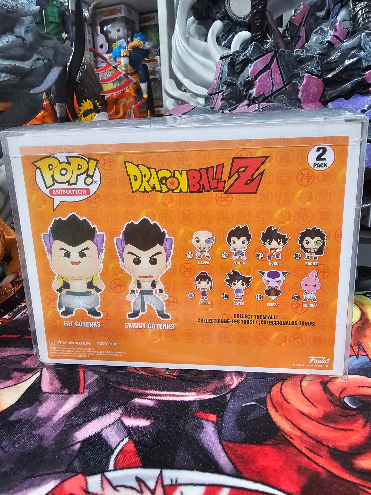 Dragon Ball Z Failed Fusion Box Lunch Funko Pop Signed by Kara Edwards