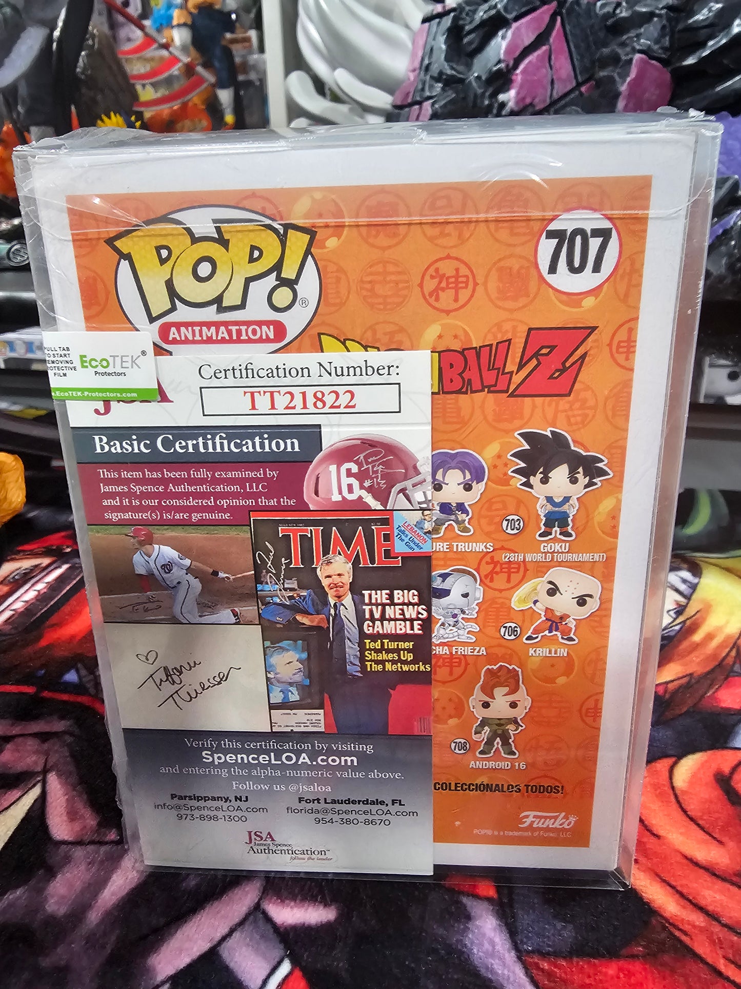 Dragon Ball Z Bulma Funko Pop Signed by Tiffany Vollmer