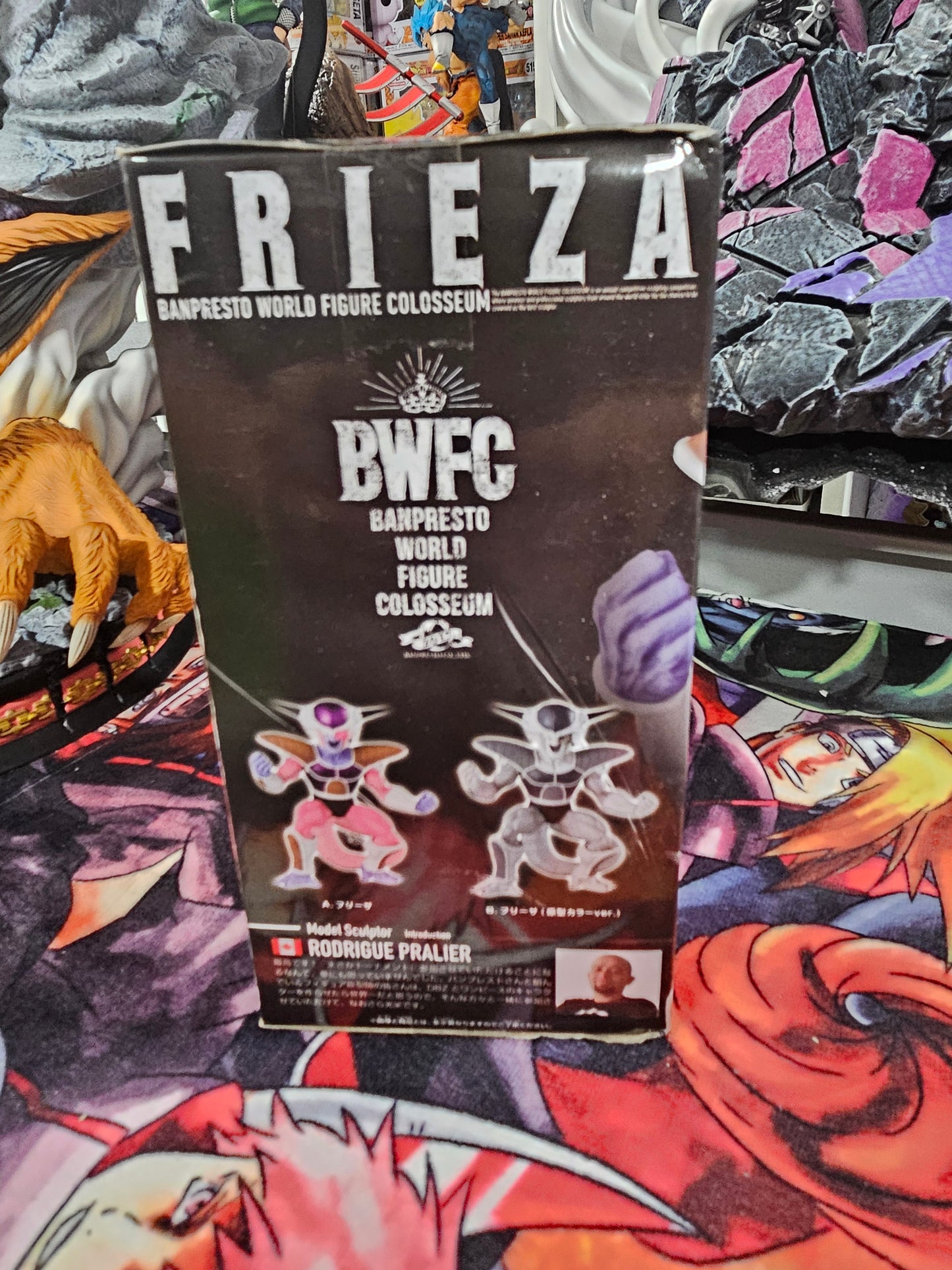 Dragon Ball Z BWFC Frieza Figure Sealed Signed by Both Linda Young (Original VA) and Chris Ayres (2nd VA)