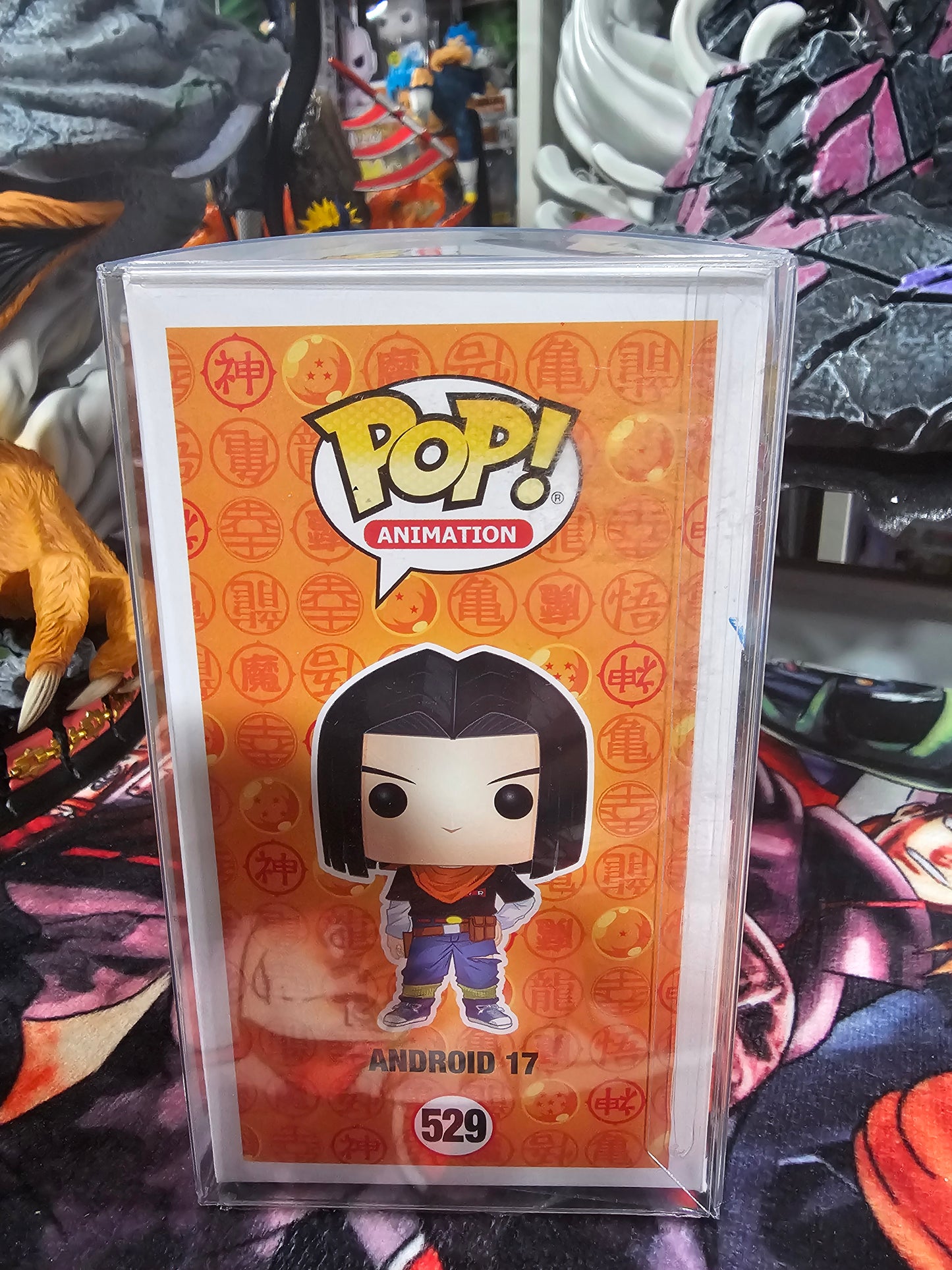 Dragon Ball Z Android 17 Funko Pop Signed by Chuck Huber and Kent Williams