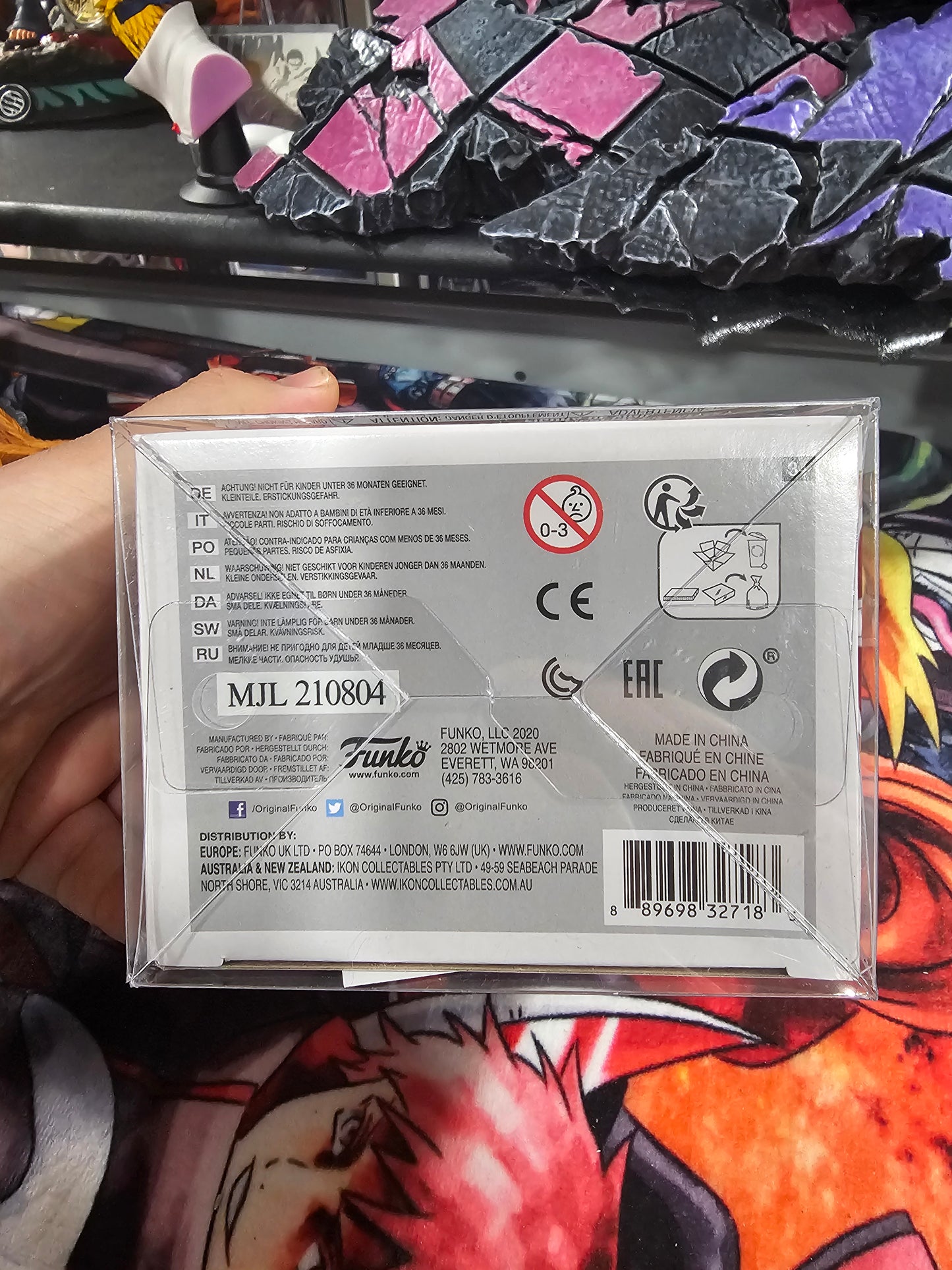 One Piece Donquixote Doflamingo Funko Pop Signed by Robert McCollum