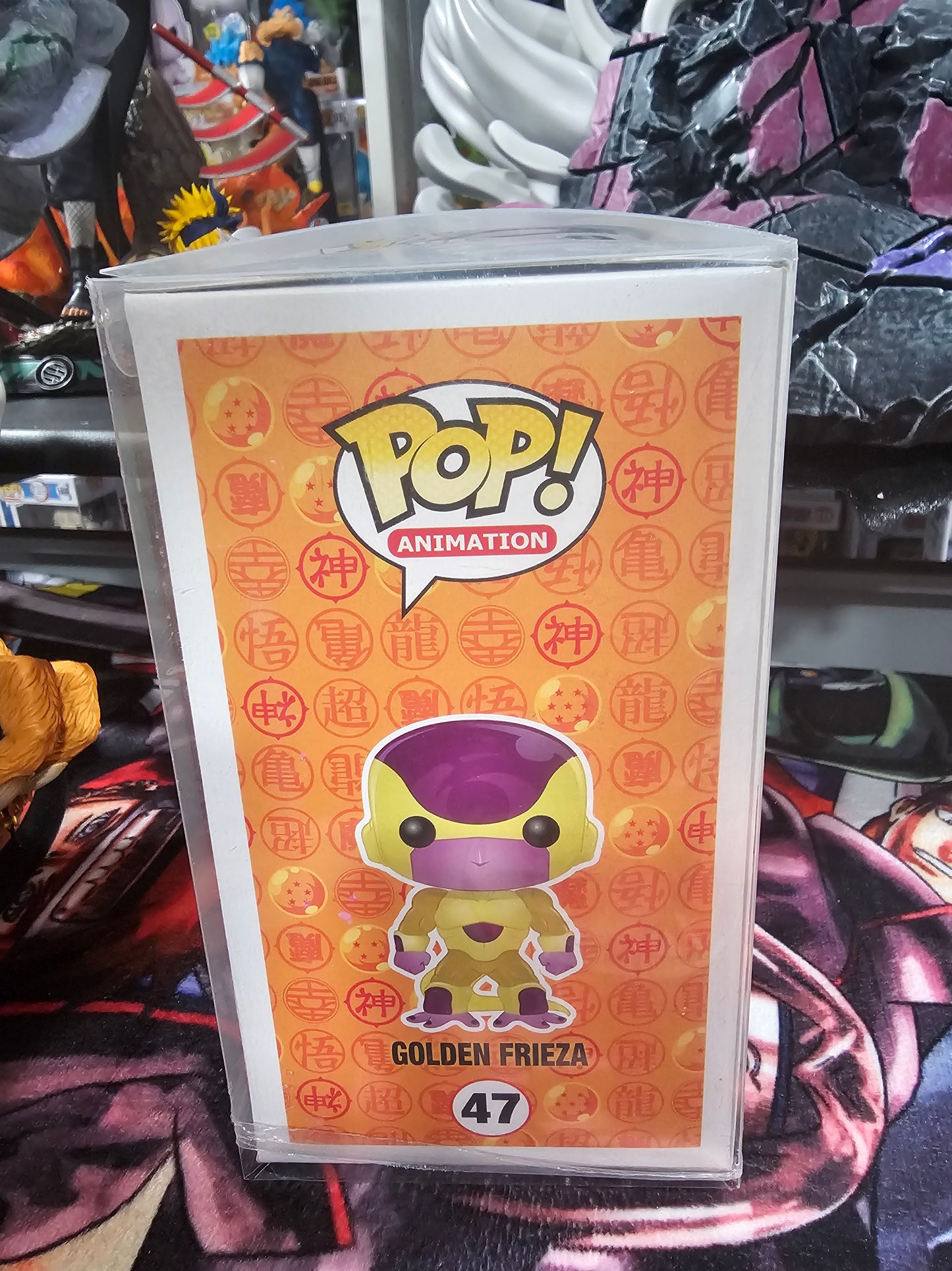 Dragon Ball Z Resurrection 'F' Golden Frieza Red Eyes Summer 2015 San Diego Comic Con Exclusive Funko Pop Signed by Linda Young