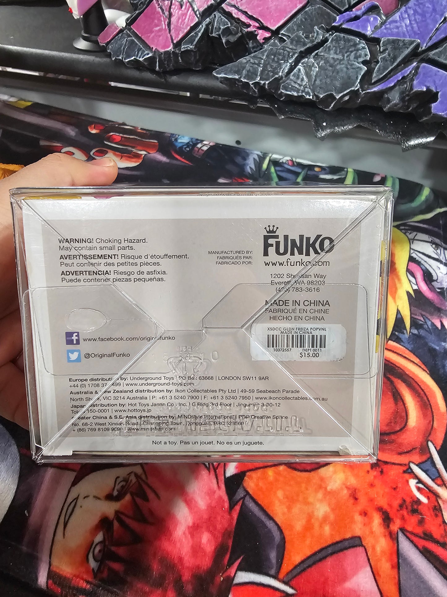 Dragon Ball Z Resurrection 'F' Golden Frieza Black Eyes Summer 2015 Exclusive Funko Pop Signed by Linda Young