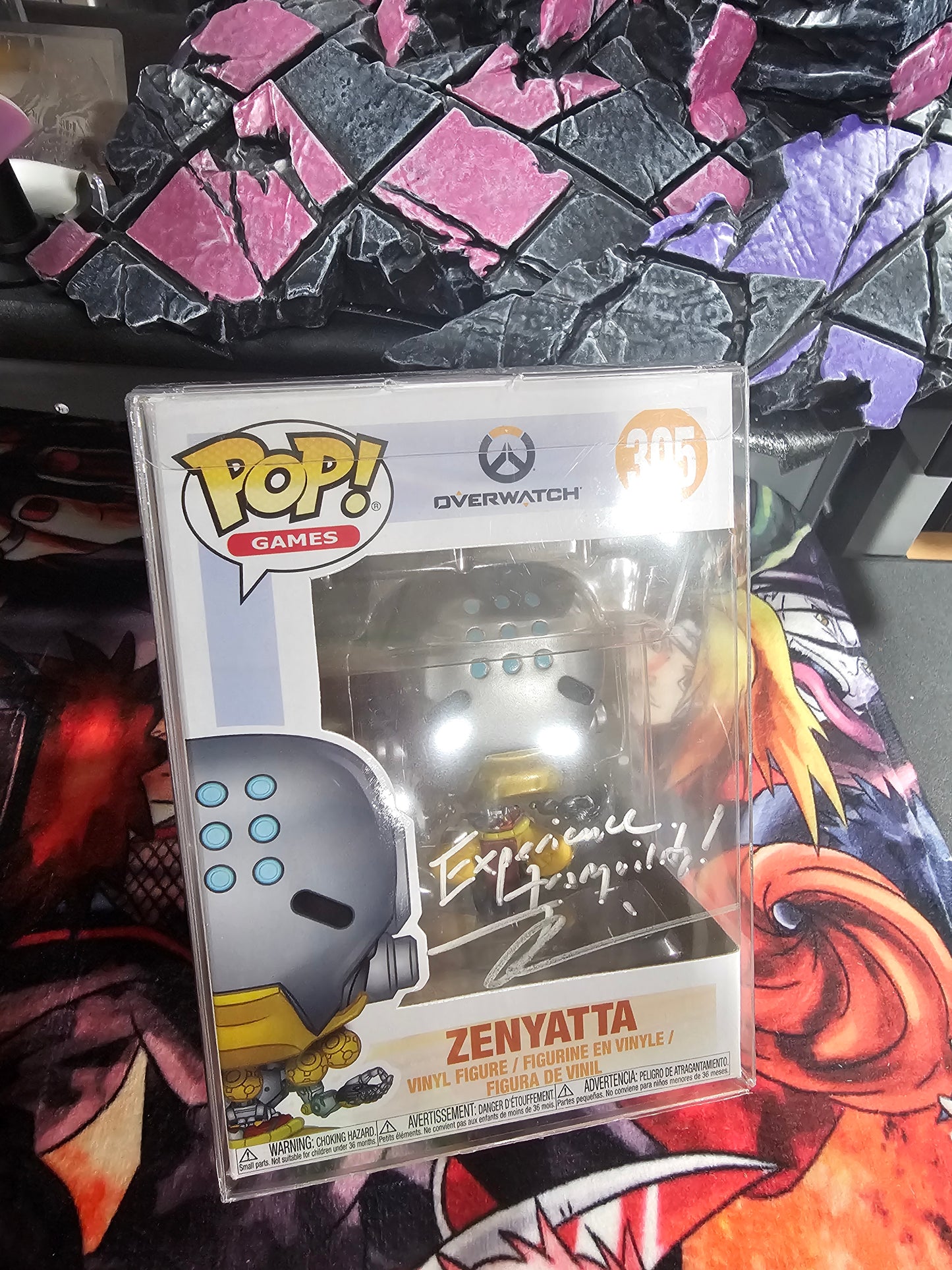 Overwatch Zenyatta Funko Pop Signed by Feodor Chin