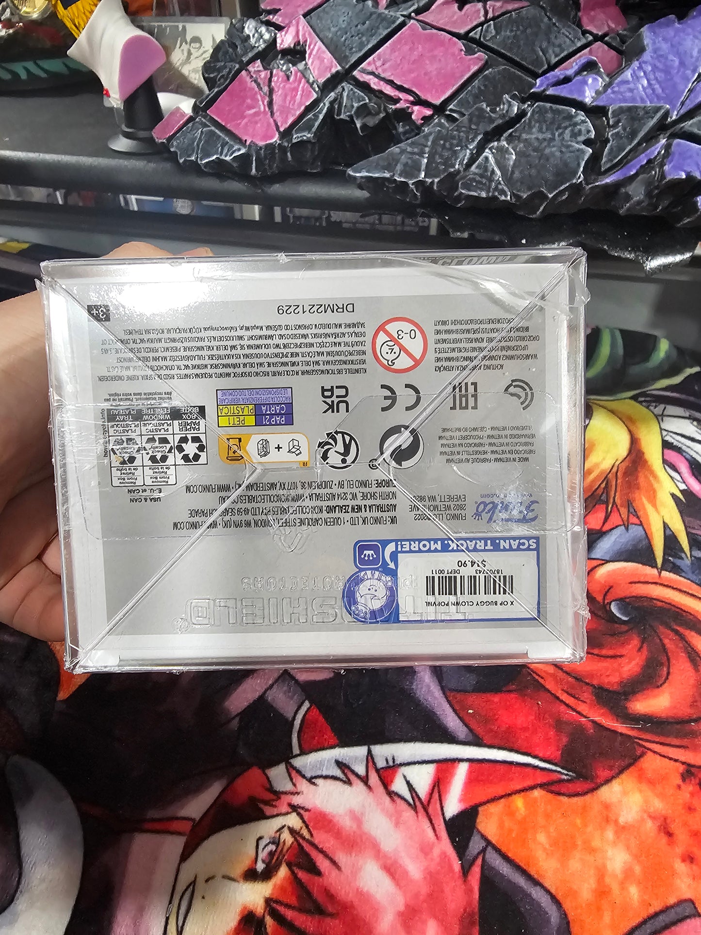 One Piece Buggy the Clown Hot Topic Funko Pop Signed by Mike McFarland