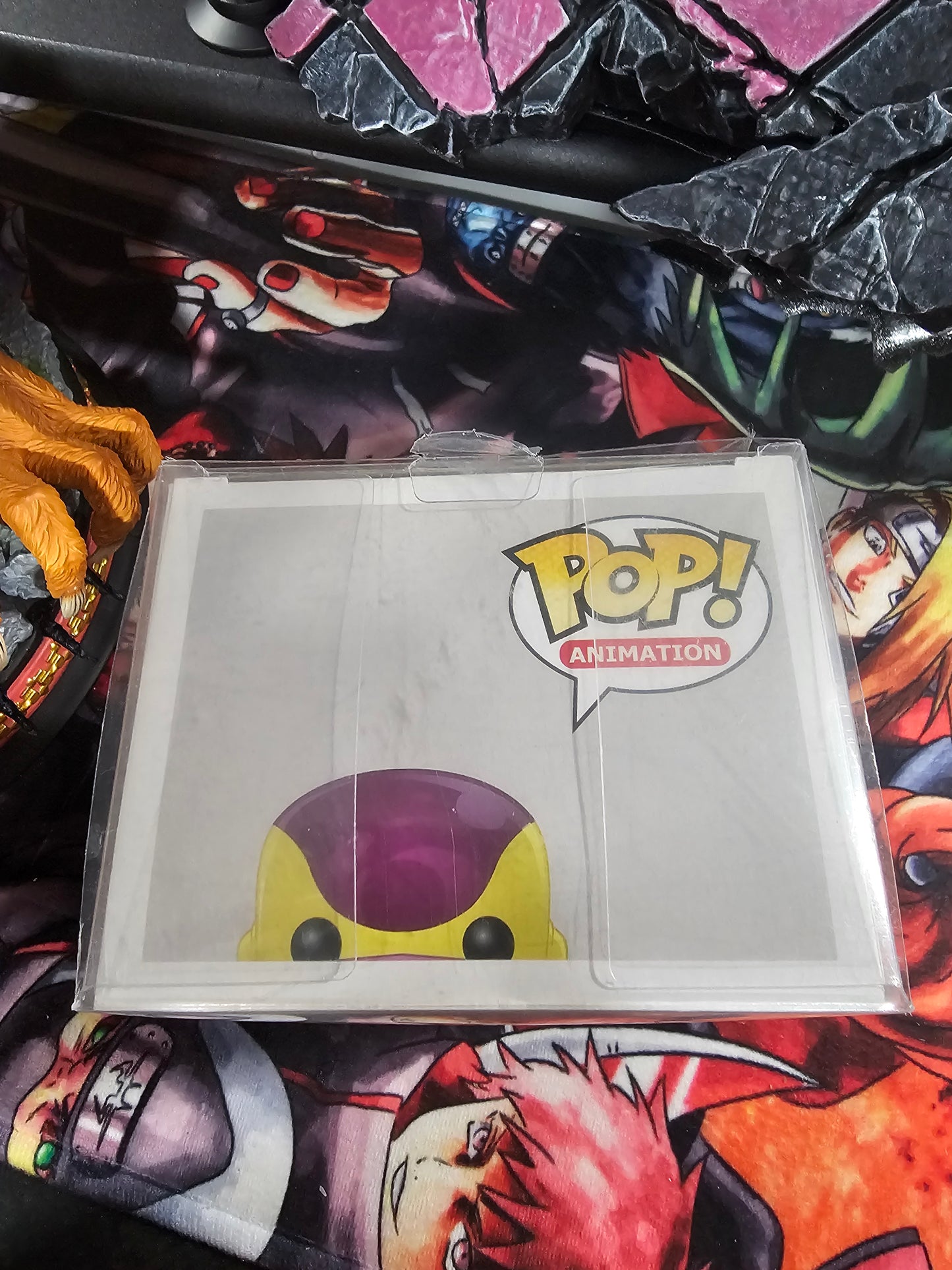 Dragon Ball Z Resurrection 'F' Golden Frieza Red Eyes Summer 2015 San Diego Comic Con Exclusive Funko Pop Signed by Linda Young