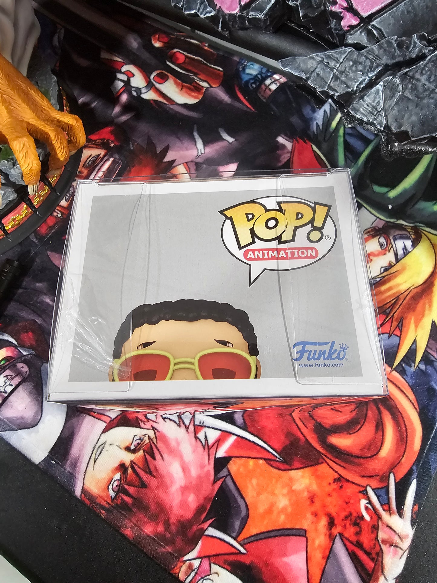 One Piece Borsalino Gamestop Exclusive Funko Pop Signed by Ray Hurd (Slight damage on bottom)
