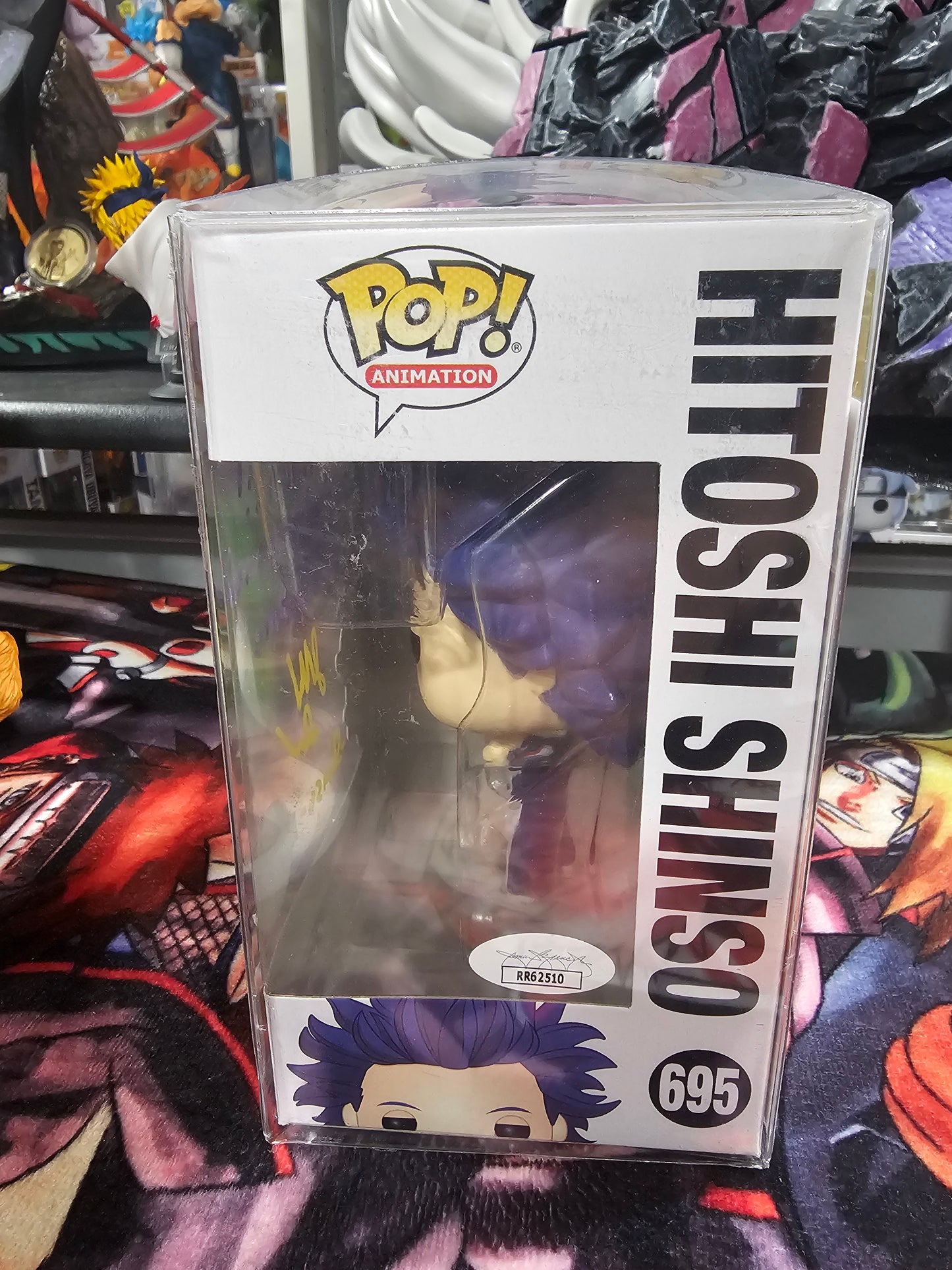 My Hero Academia Hitoshi Shinso Funko Pop Signed with Quote by Jarrod Greene