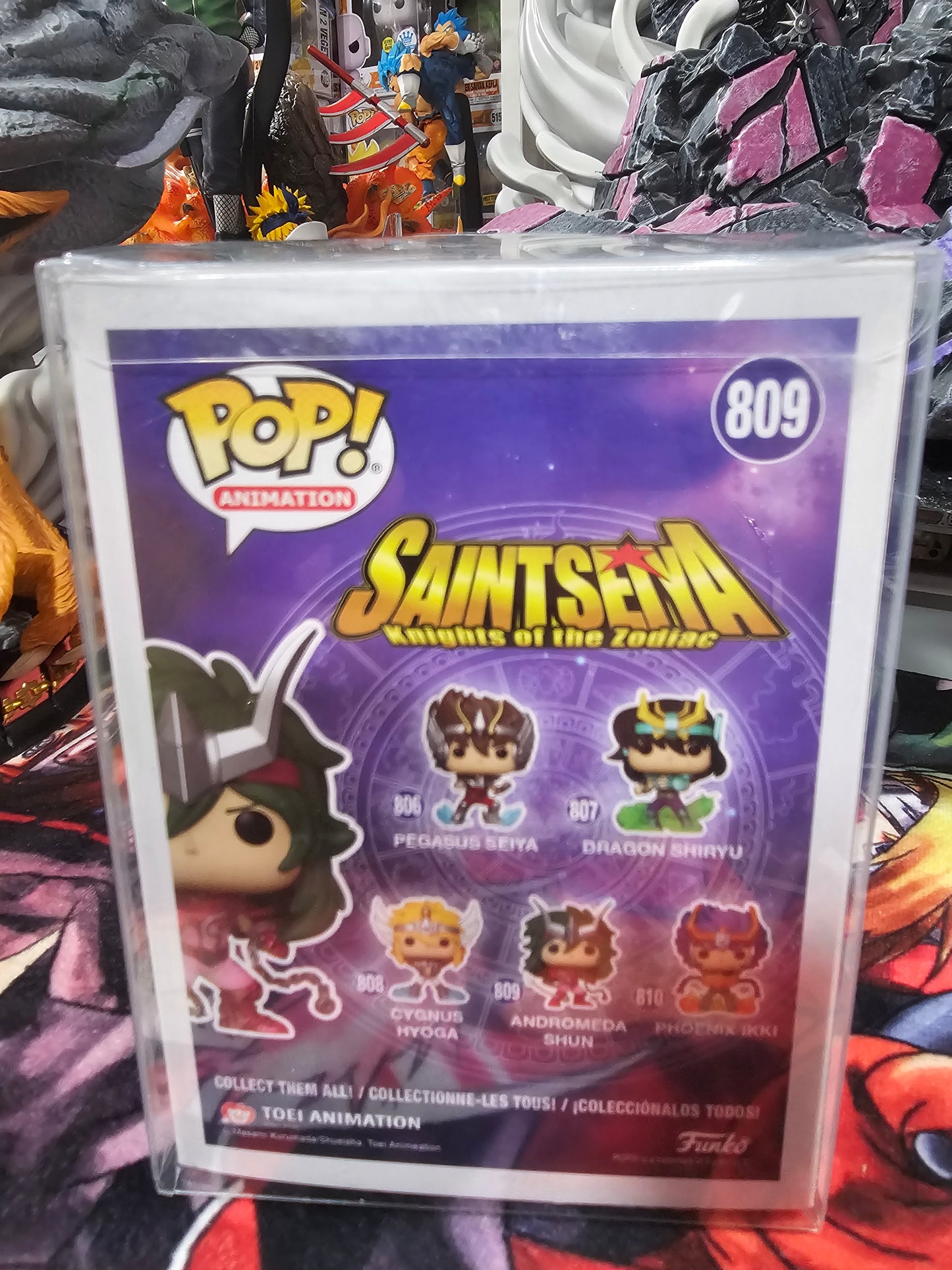 Saint Seiya Andromeda Shun Funko Pop Signed by Chris Patton