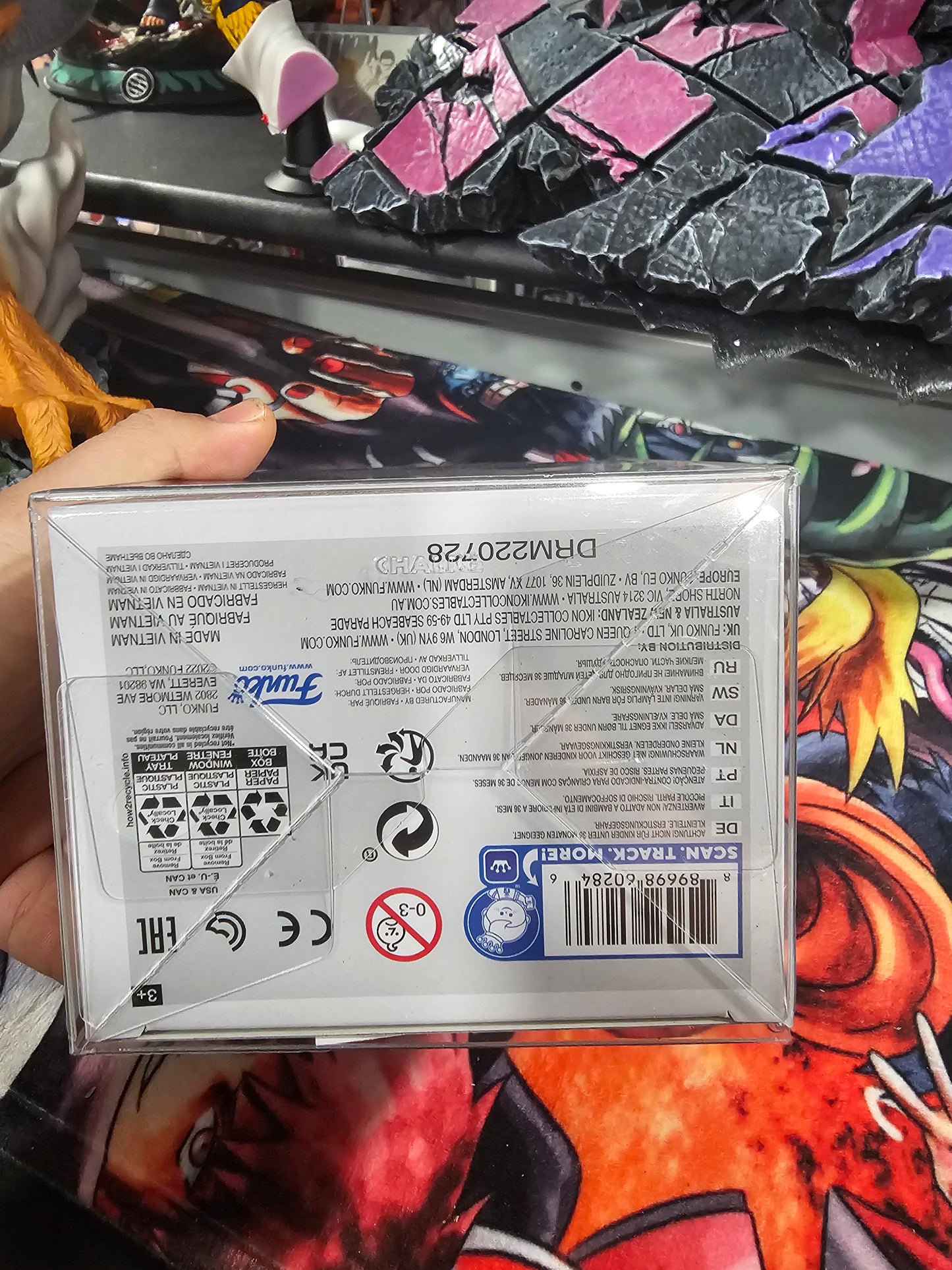 Naruto Shippuden Killer Bee Entertainment Earth Exclusive Funko Pop Signed by Catero Contrell