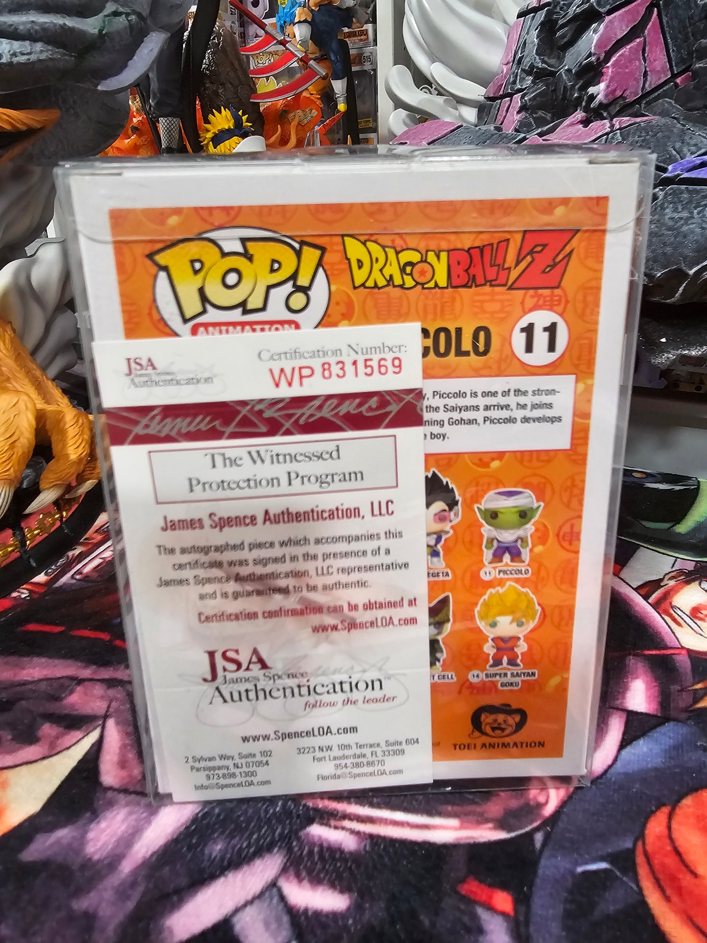 Dragon Ball Z Piccolo Funko Pop Signed by Chris Sabat