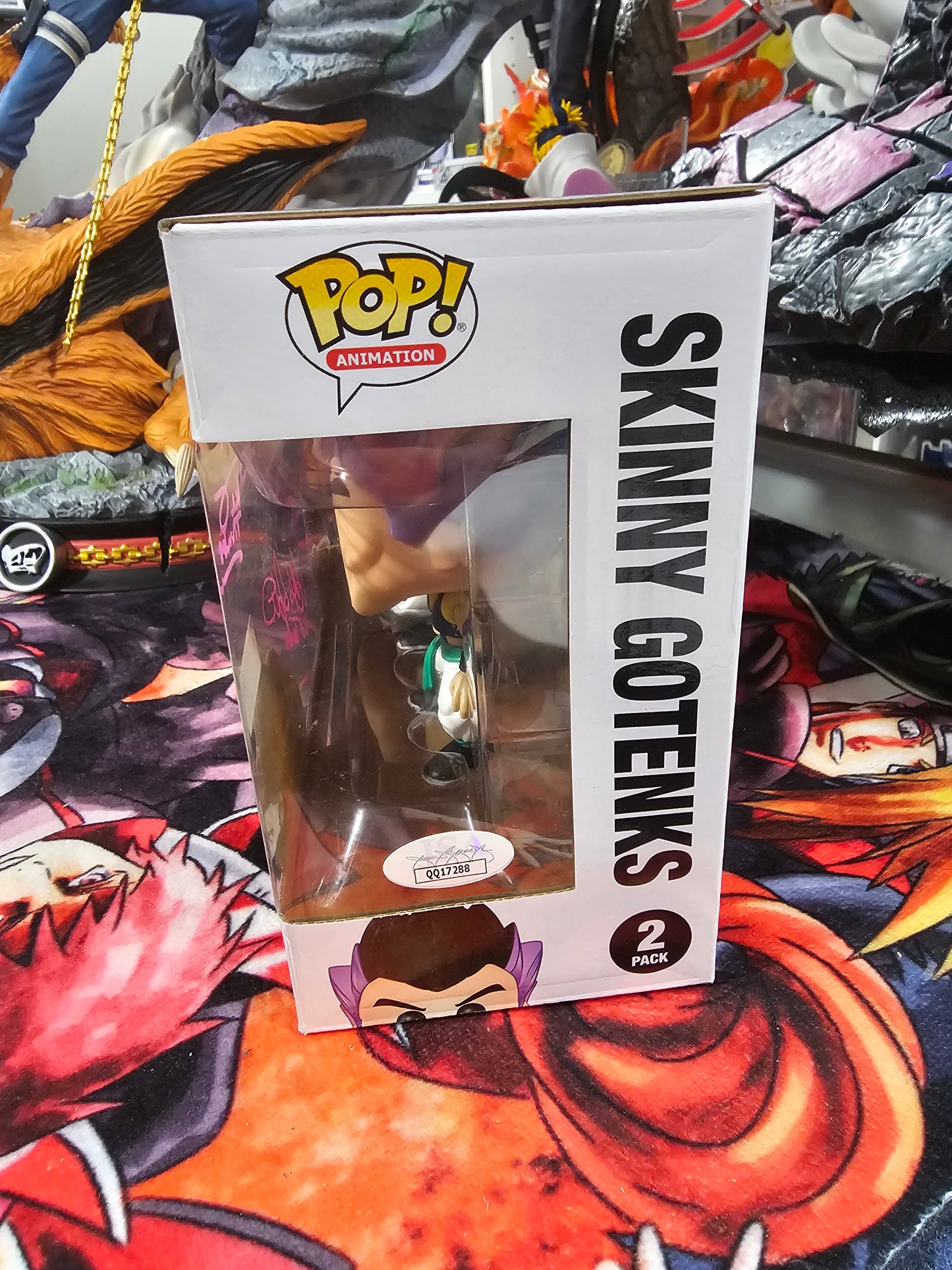 Dragon Ball Z Failed Fusion Box Lunch Funko Pop Signed by Laura Bailey, Kara Edwards, and Alexis Tripton