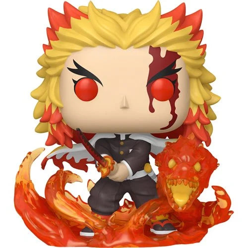 Pre Order Demon Slayer Kyojuro Rengoku 9th Form Premium Funko Pop Vinyl Figure #1856