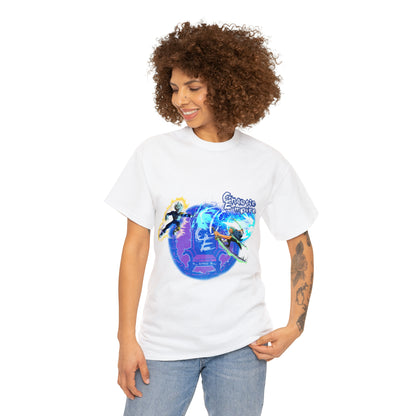 Vegeta vs Zoro Chaotic Empire Unisex Heavy Cotton Tee