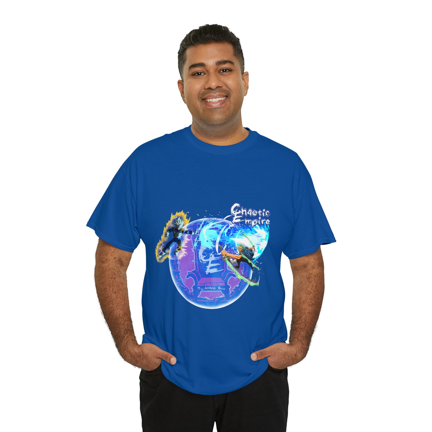 Vegeta vs Zoro Chaotic Empire Unisex Heavy Cotton Tee