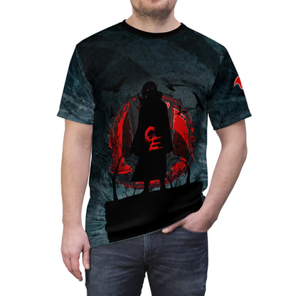 Naruto: Itachi Uchiha CE Dark Unisex Cut & Sew Tee (AOP)