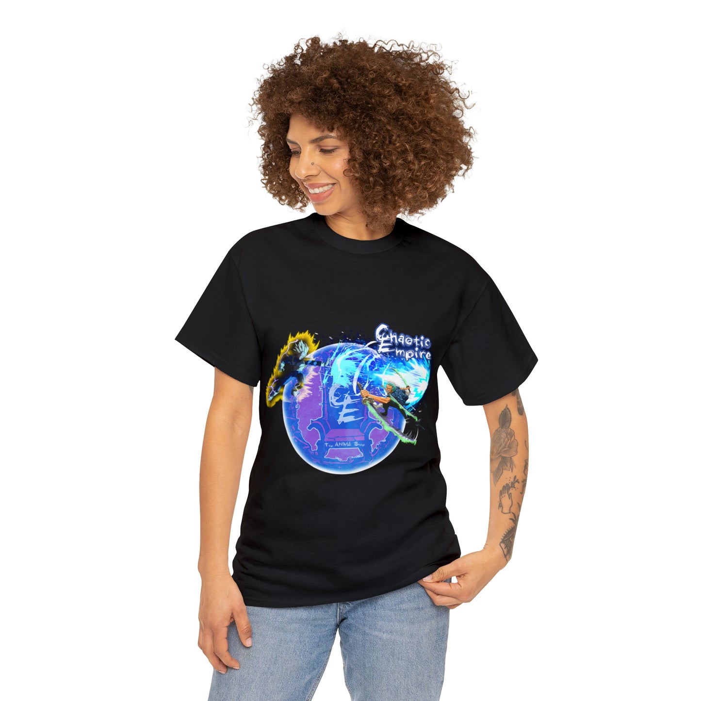 Vegeta vs Zoro Chaotic Empire Unisex Heavy Cotton Tee