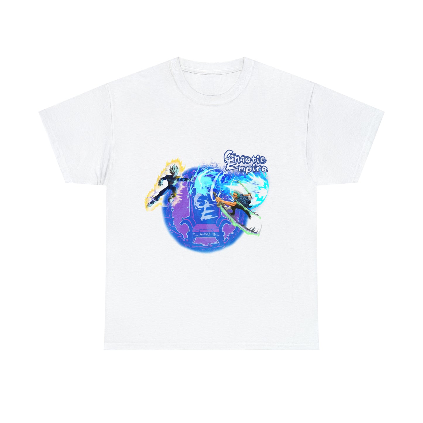 Vegeta vs Zoro Chaotic Empire Unisex Heavy Cotton Tee