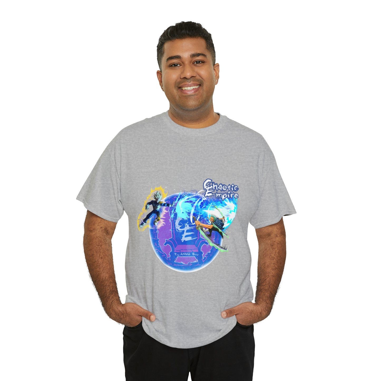 Vegeta vs Zoro Chaotic Empire Unisex Heavy Cotton Tee