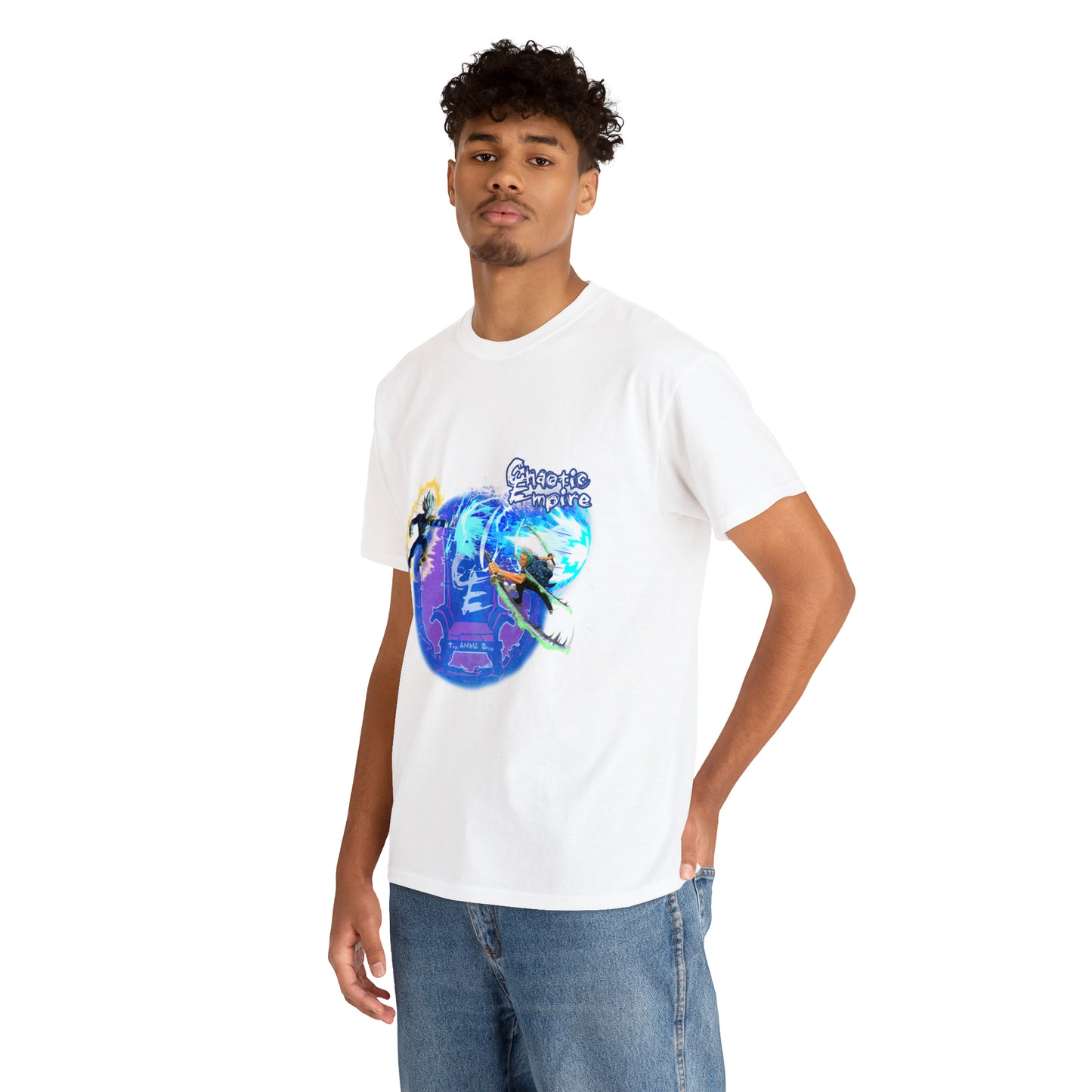 Vegeta vs Zoro Chaotic Empire Unisex Heavy Cotton Tee