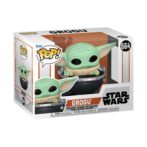 Star Wars: The Mandalorian Grogu in Hover-Pram Funko Pop