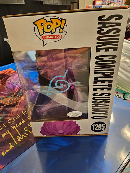 Signed Sasuke Complete Susano Funko Pop from Yuri Lowenthal with JSA Cert.