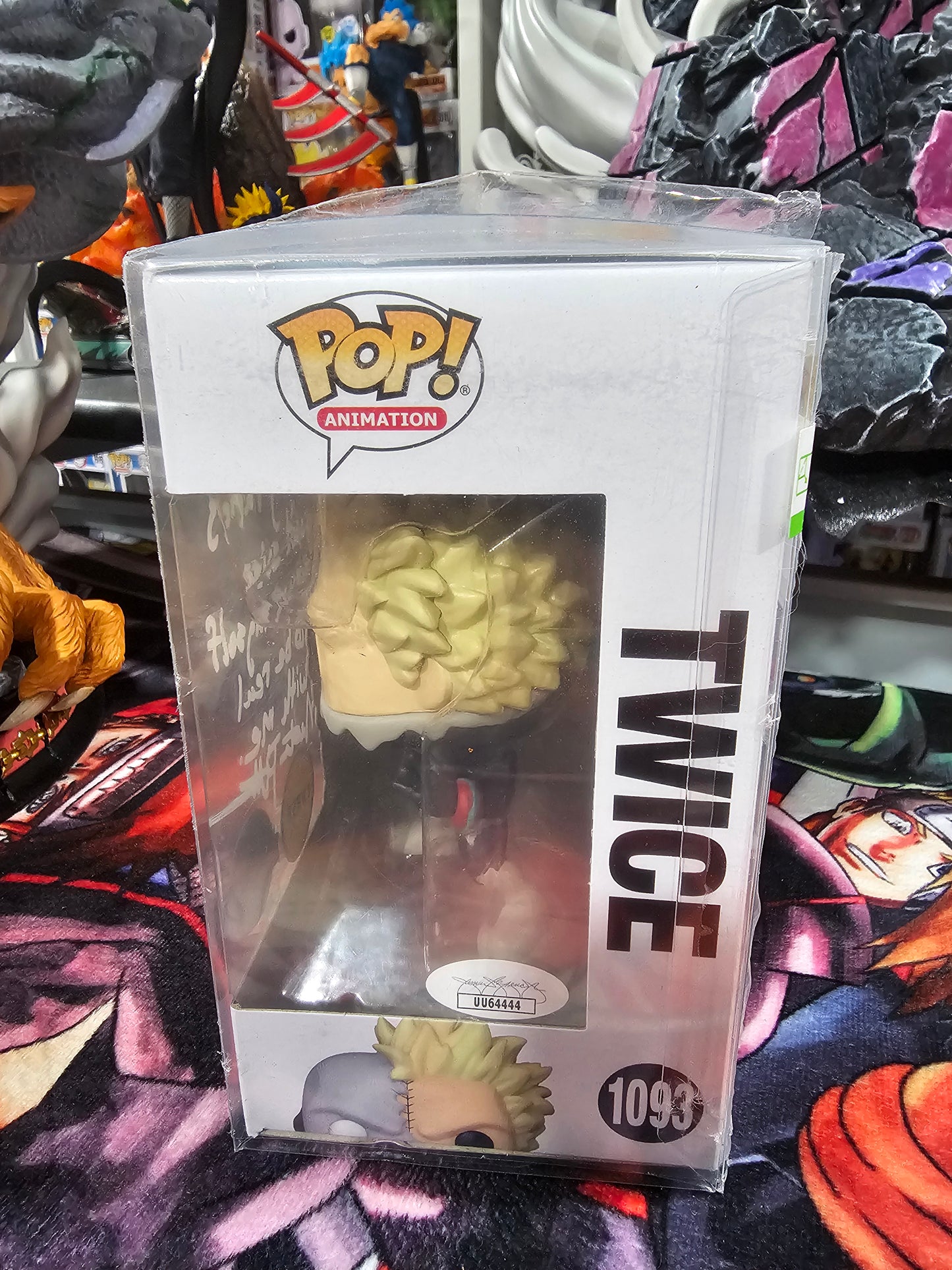 My Hero Academia Twice Chase Funko Pop Signed by Newton Pittman
