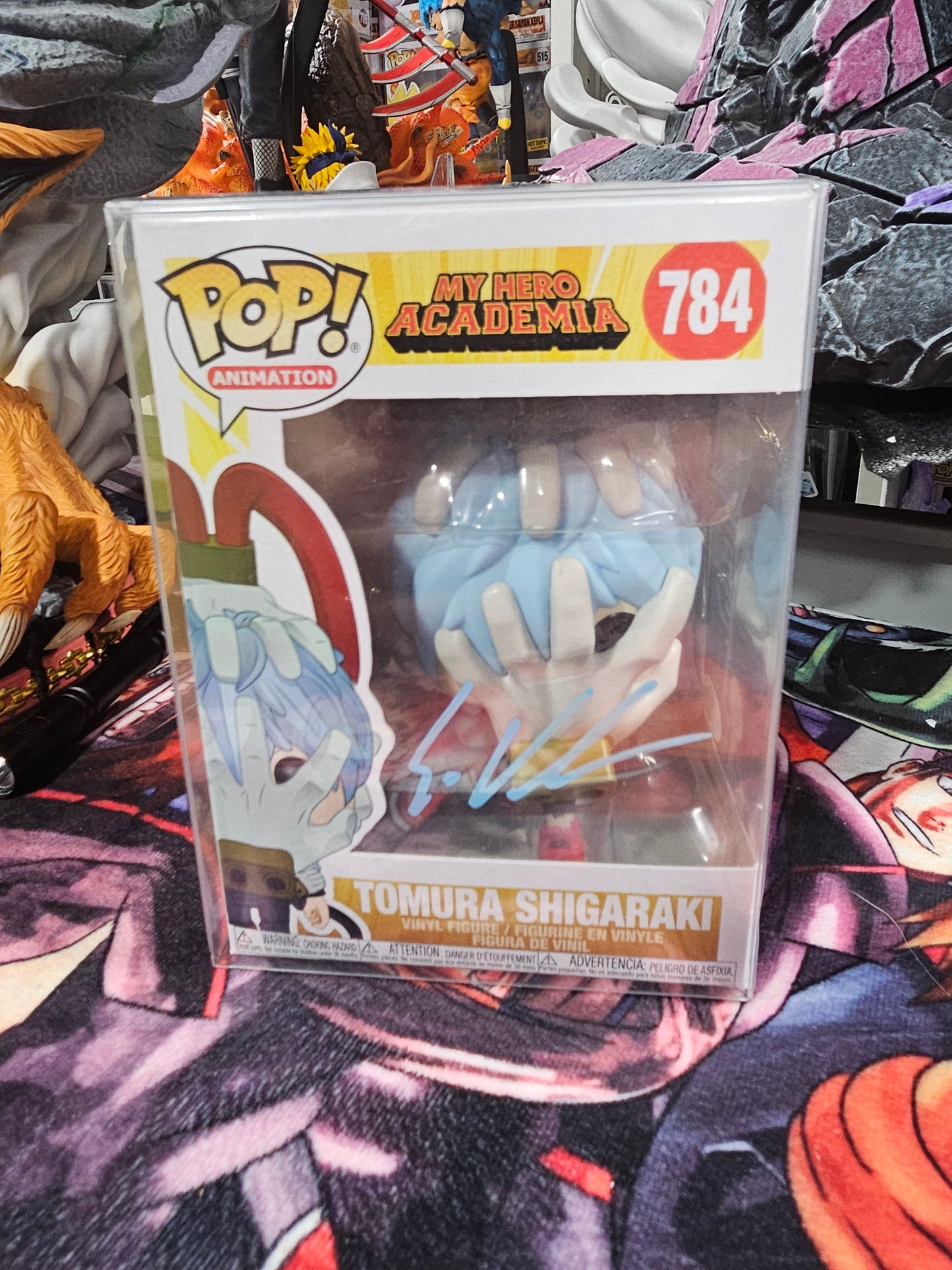 My Hero Academia Tomura Shigaraki Funko Pop Signed by Eric Vale