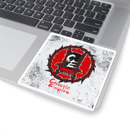 Chaotic Empire Sticker with Background