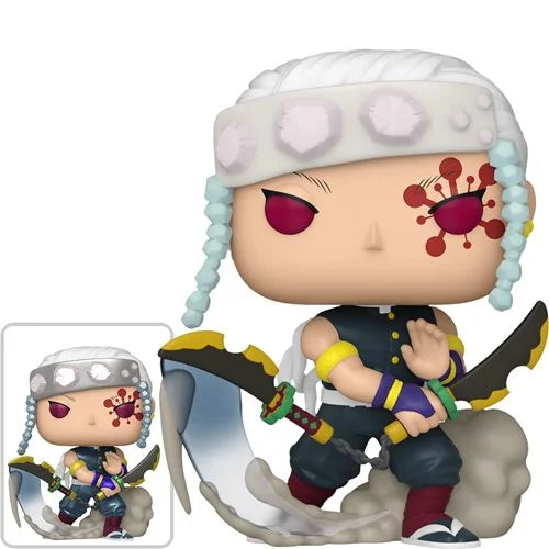 Demon Slayer Tengen Uzui Chase Bundle Funko Pop! Vinyl Figure #1533