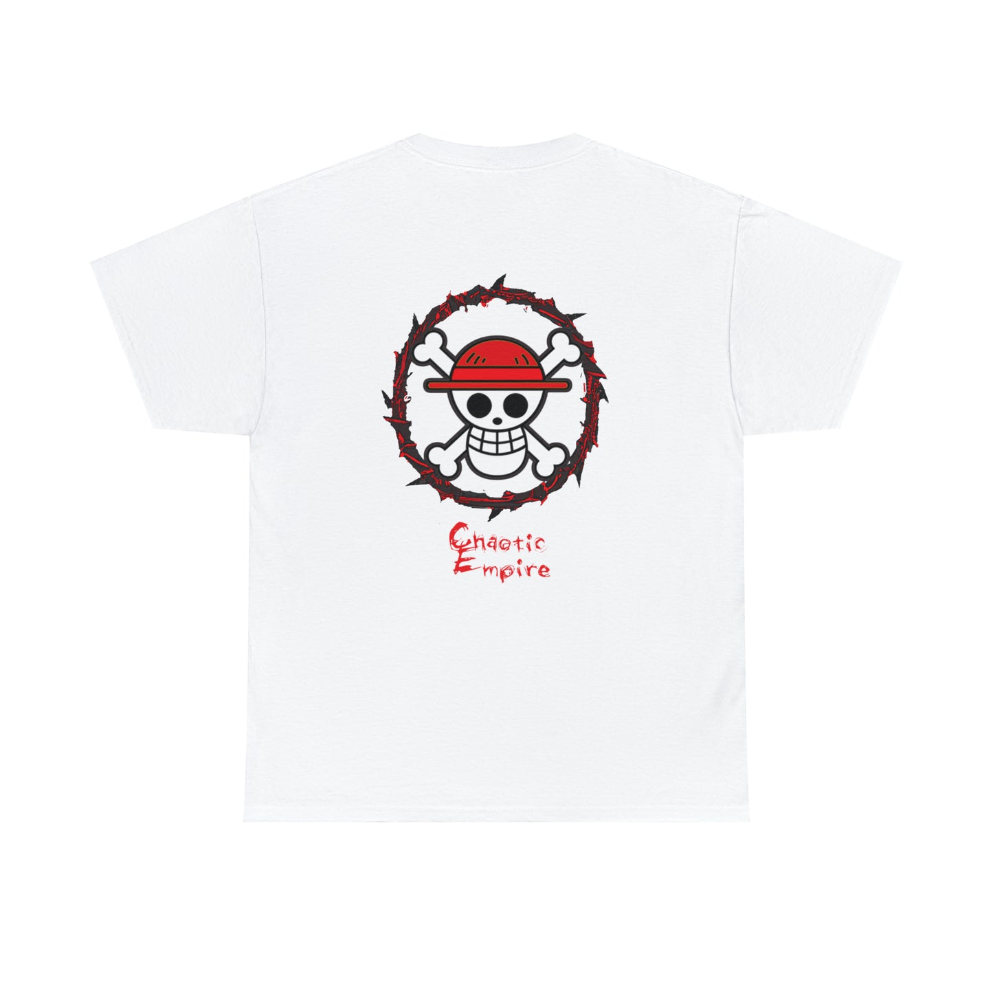 One Piece: Straw Hat Pirates Jolly Roger Unisex Heavy Cotton Tee