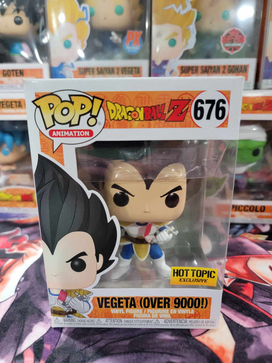 Vegeta Over 9000 Hot Topic Exclusive Funko Pop 676