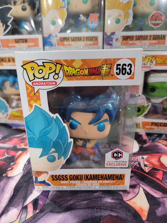 Goku SSGSS Kamehameha Chalice Collectibles Exclusive Funko Pop 563