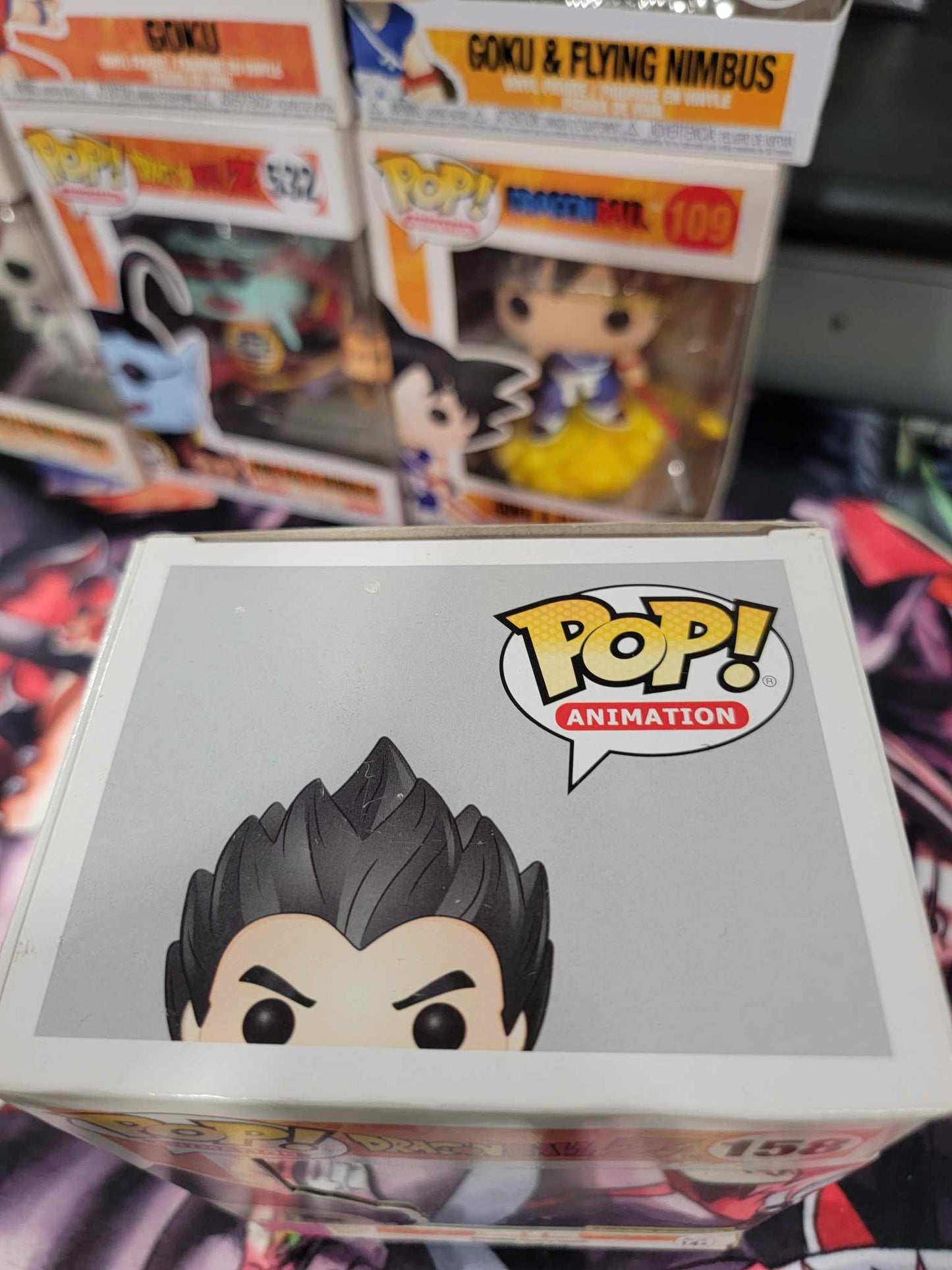 Badman Vegeta Hot Topic Exclusive Damaged Funko Pop 158