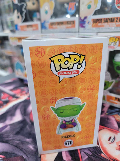 Piccolo Lotus Position Damaged Shared Sticker 2019 NY Con Funko Pop 670