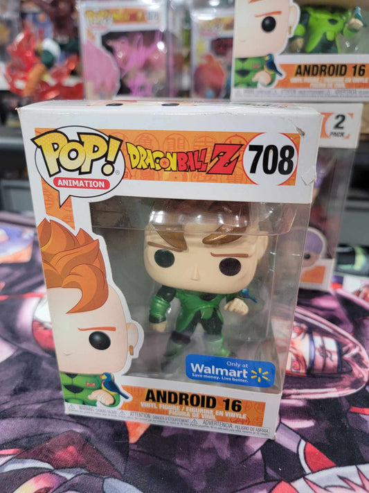 Android 16 Walmart Exclusive Funko Pop Damaged 708