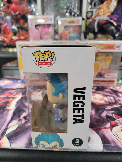 Goku and Vegeta Baseball 2 Pack Boxlunch Exclusive Damaged Funko Pop