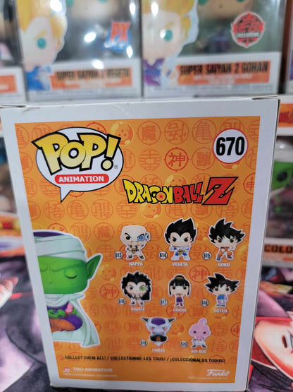 Piccolo Lotus Position Damaged Shared Sticker 2019 NY Con Funko Pop 670