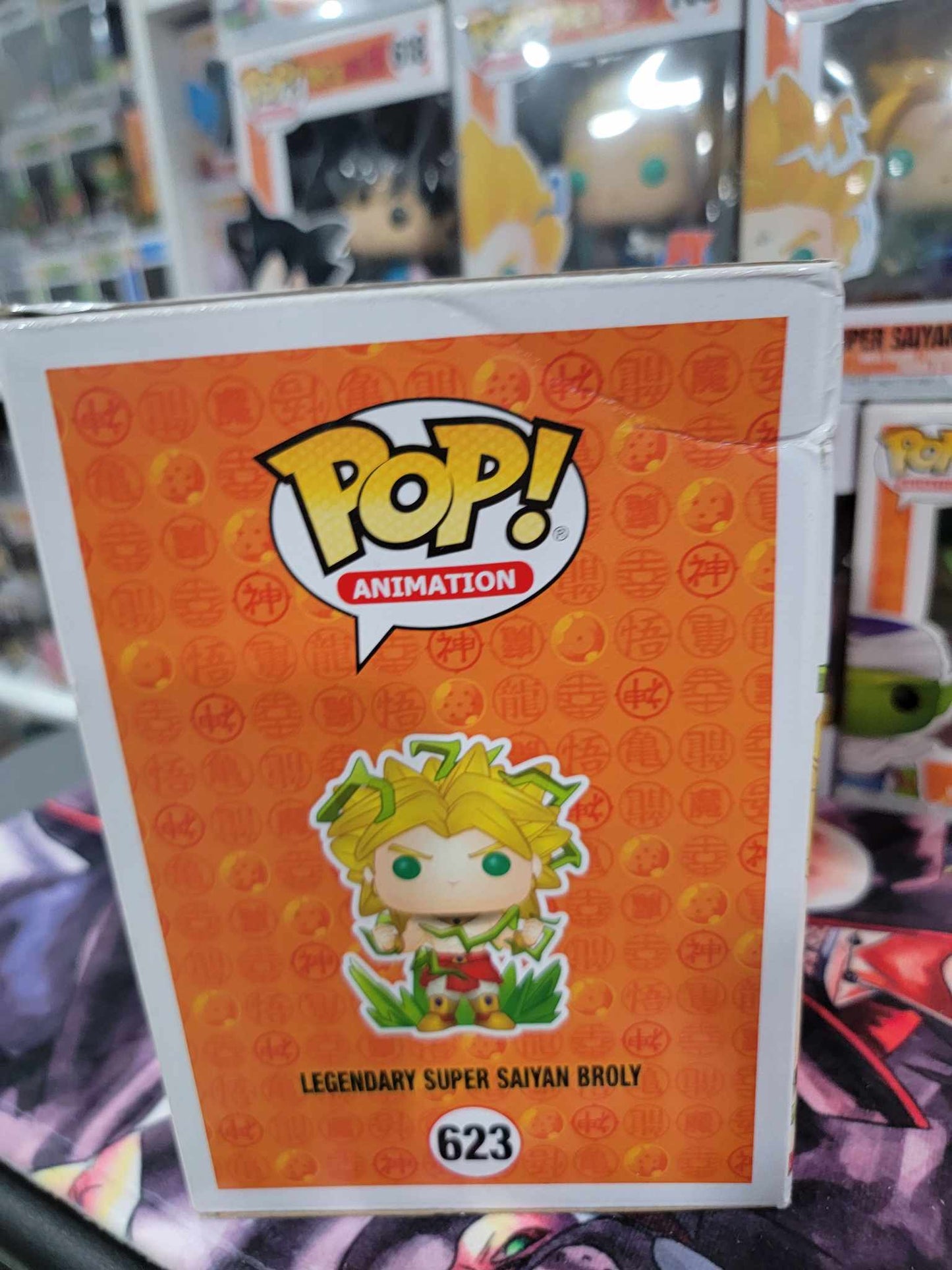 Legendary Super Saiyan Broly  Damaged Funko Pop 623