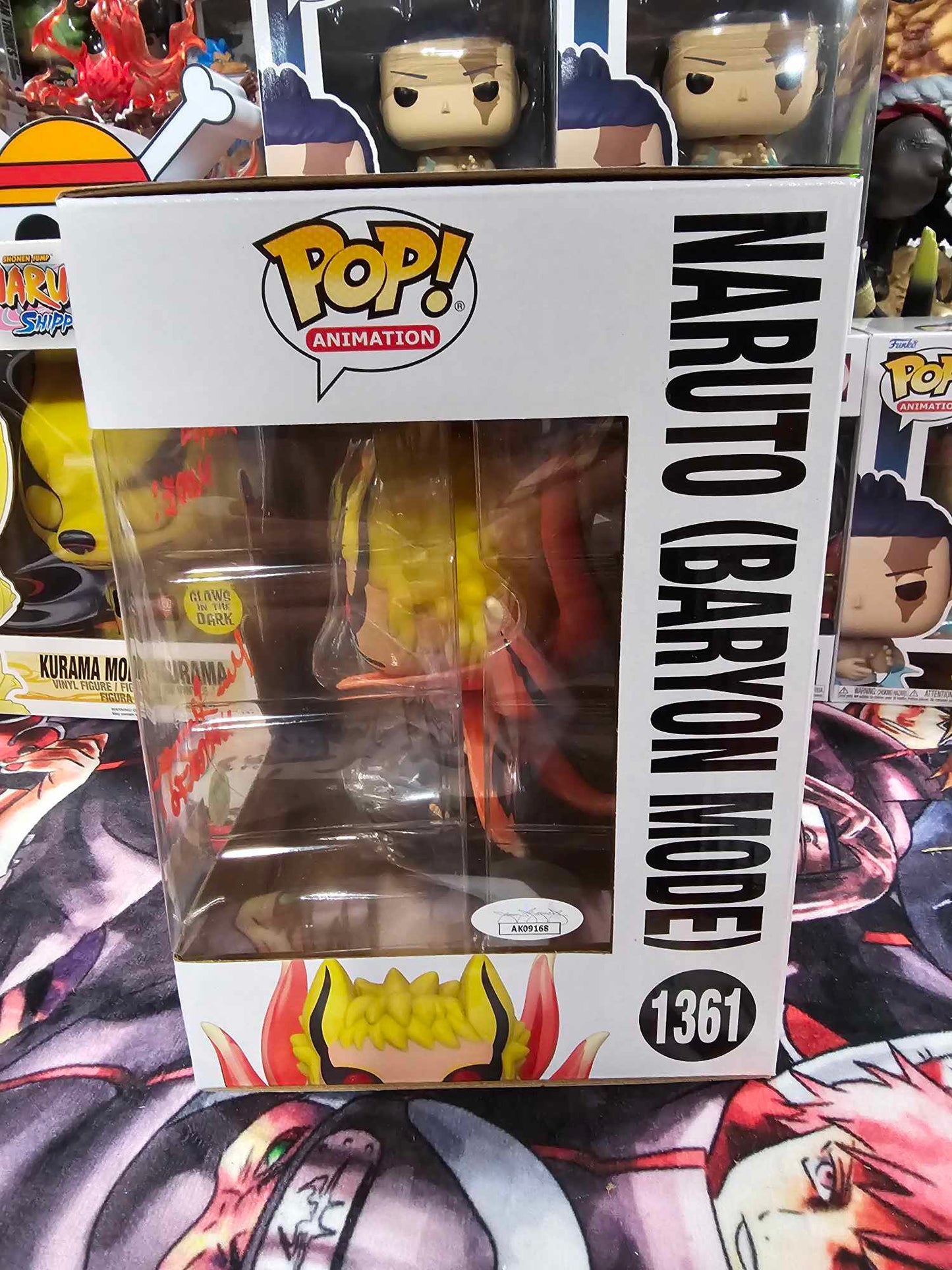 Naruto Baryon Mode Funko Pop Signed by Maile Flanagan with JSA Cert