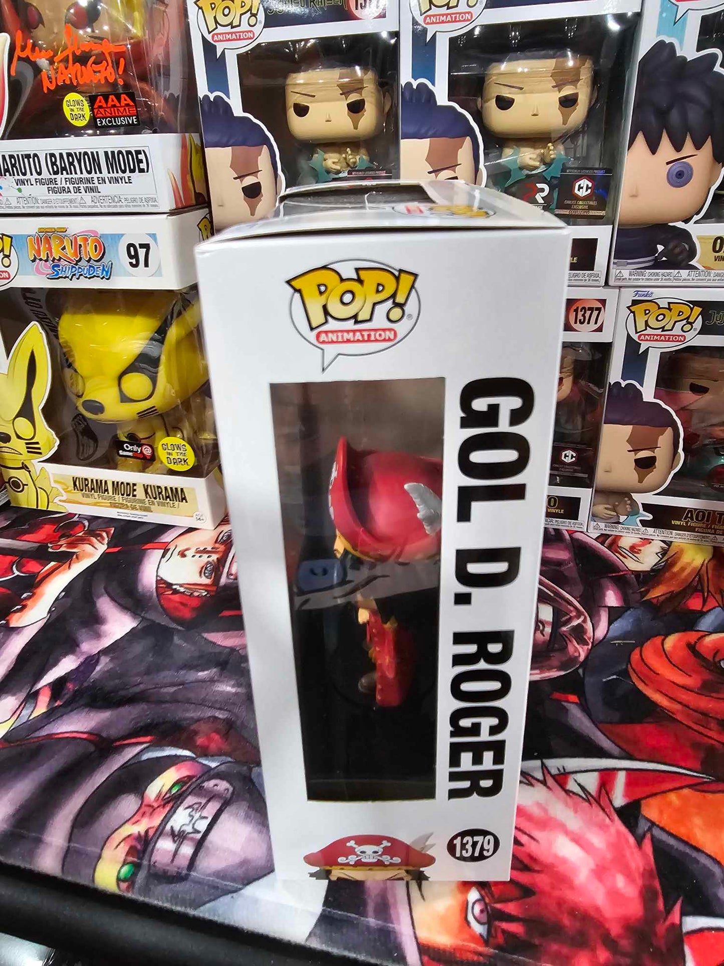 Gol D. Roger Wanted Poster SDCC Shared Sticker Damaged