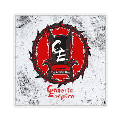 Chaotic Empire Sticker with Background