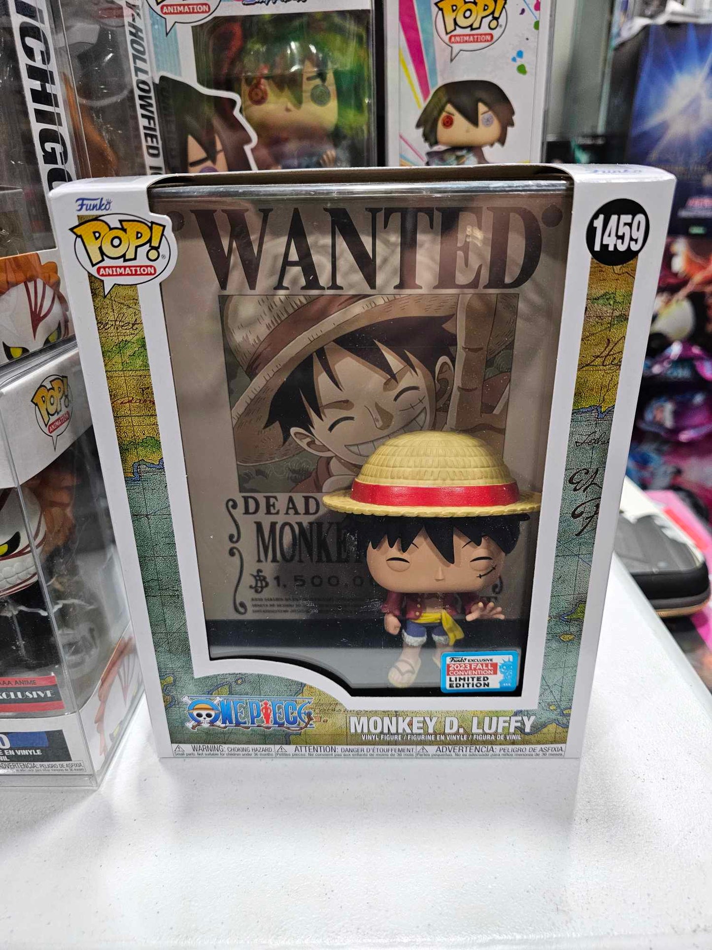 Luffy Wanted Poster 2023 NYCC Shared Funko Pop