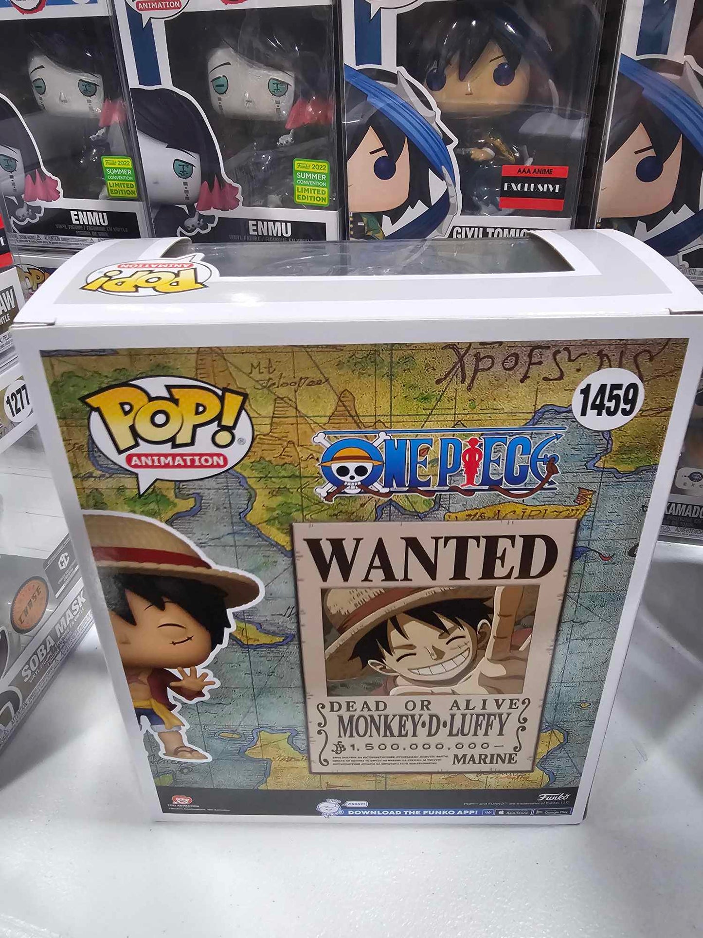 Luffy Wanted Poster 2023 NYCC Shared Funko Pop