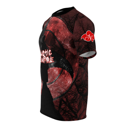 Naruto: Itachi Uchiha Chaotic Empire Unisex Cut & Sew Tee (AOP)