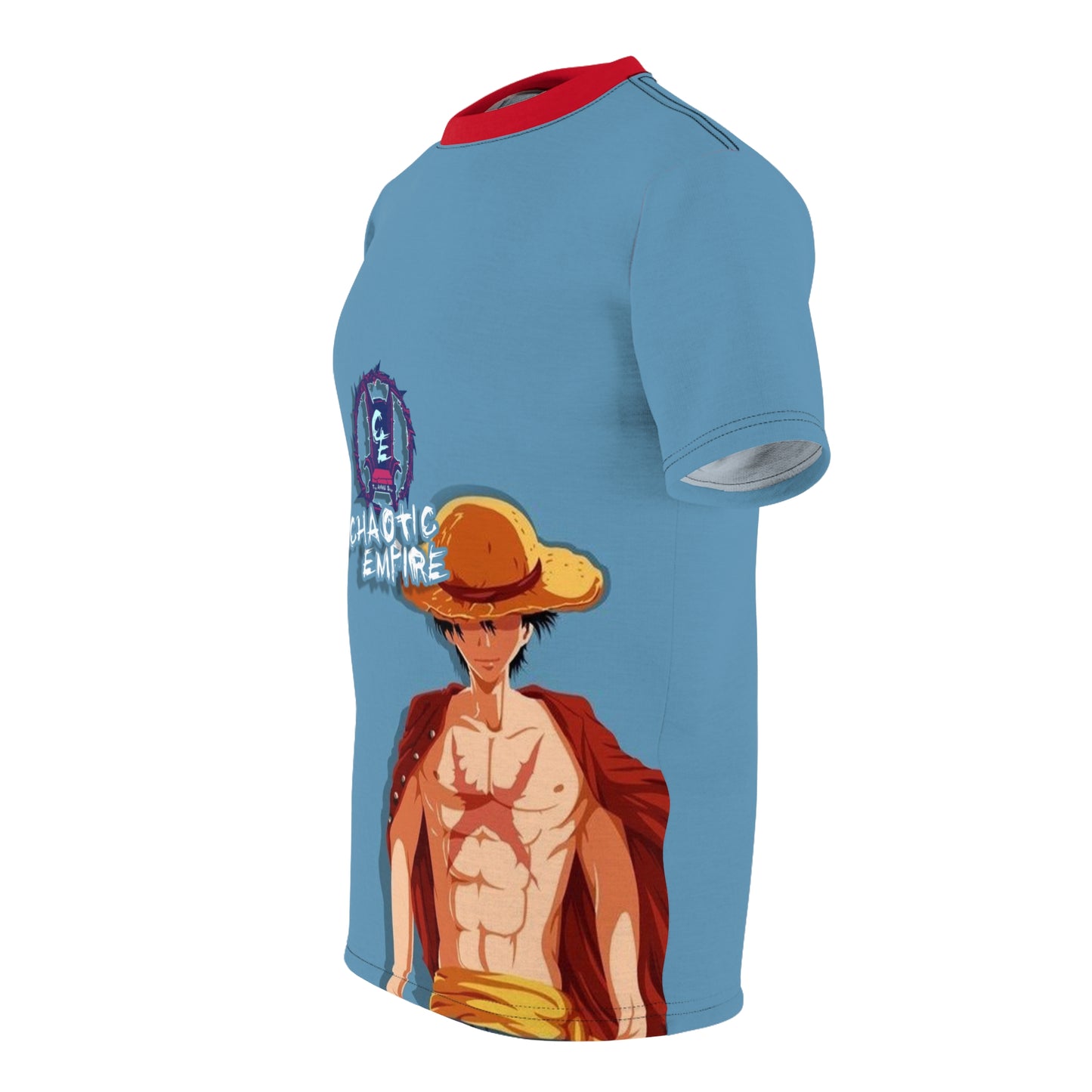 Chaotic Empire: One Piece: King of the Pirates Luffy Unisex Cut & Sew Tee (AOP)